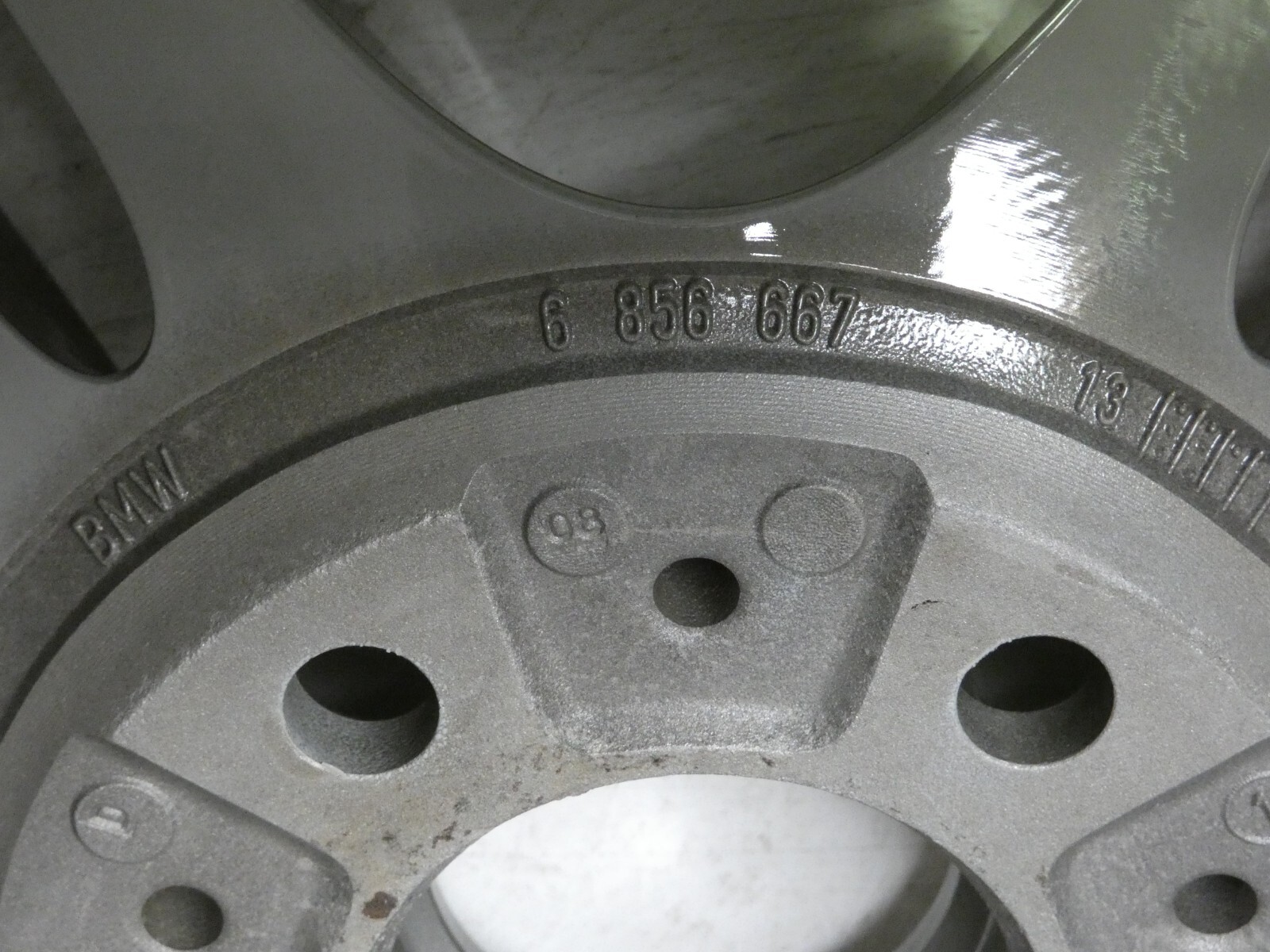 One+BMW+18%22+M+Double+Spoke+Alloy+Wheel+1+E87+313+313m+Genuine+Rear+8 ...