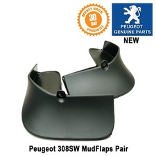 GENUINE PEUGEOT 308 SW Estate Rear Mud Flaps Mudflaps Set 9603R6 Brand New OEM