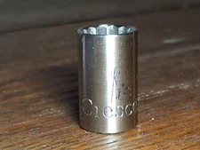 Vintage 12mm Cresent  Standard 3/8" Drive Socket Metric