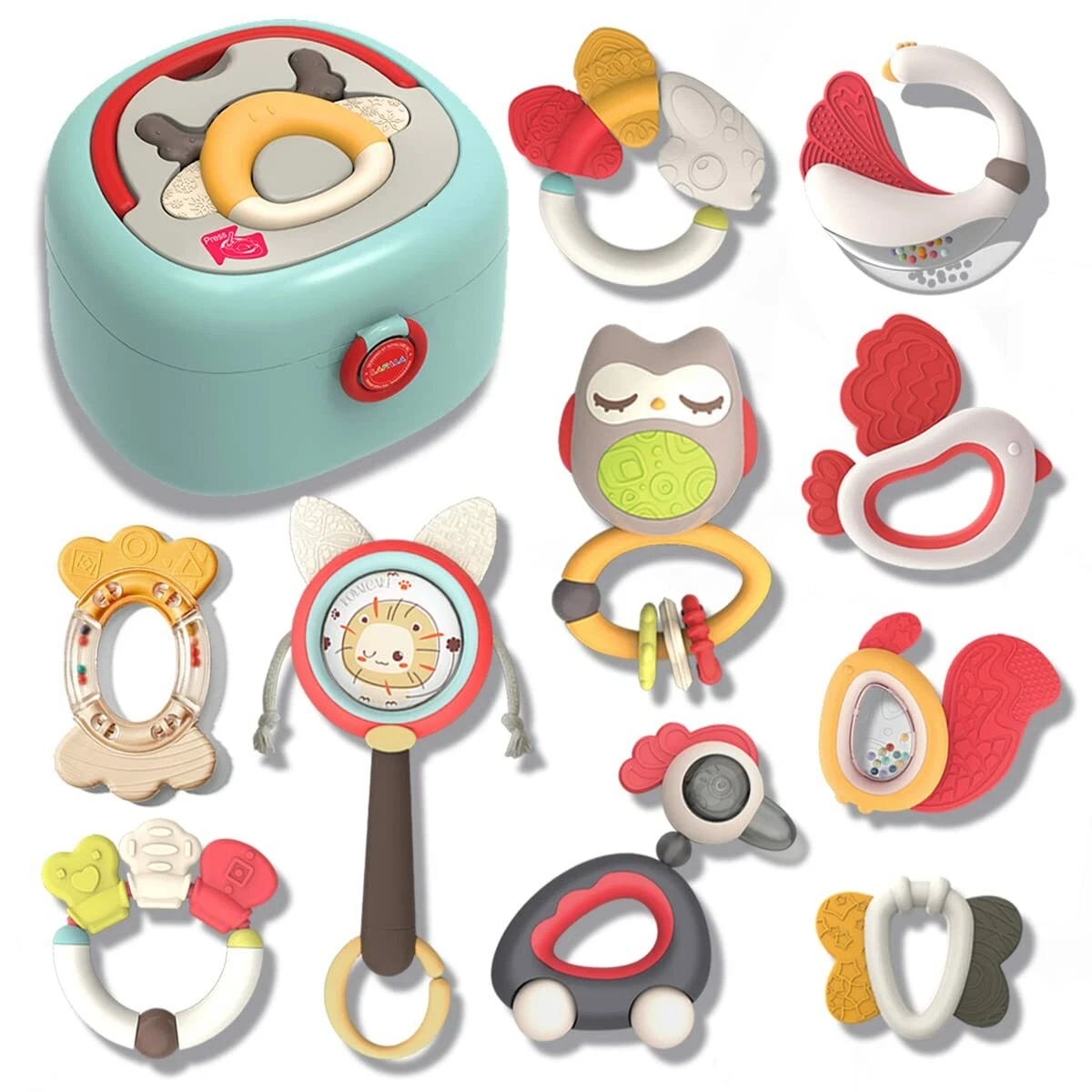 LAFALA Baby Toys 3-6 Months Baby Rattle Set Teething Toys for Babies 0-6 Months
Opens in a new windo