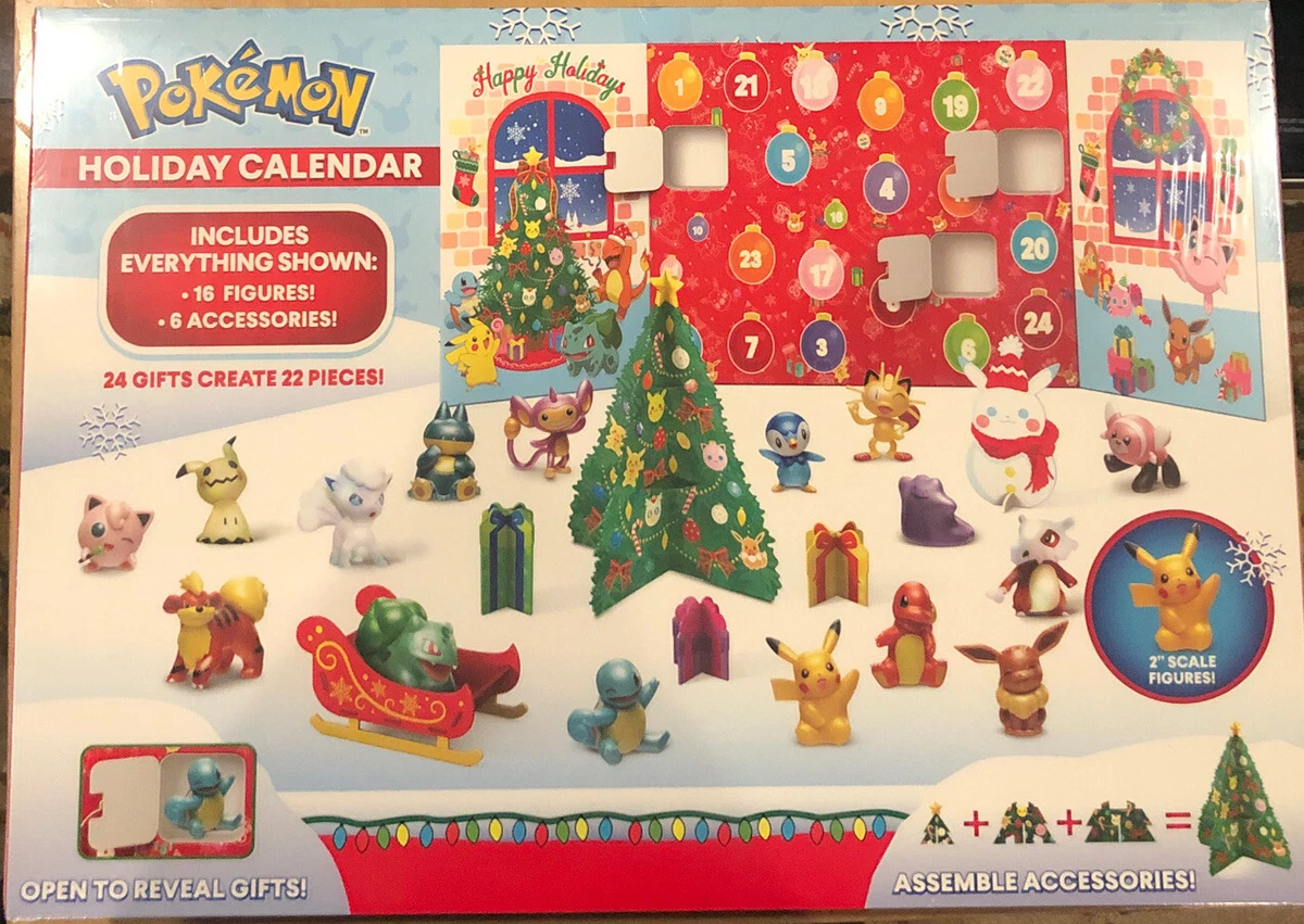 New, Sealed, Pokemon Holiday Christmas Advent Calendar 24 gifts