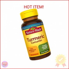 Nature Made Turmeric Curcumin 500 mg, Herbal Supplement for Antioxidant Support,