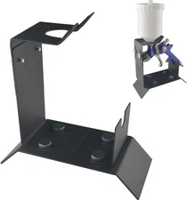 Gravity Paint Sprayer Stand - Benchtop Feed Spray Gun Multicolor 