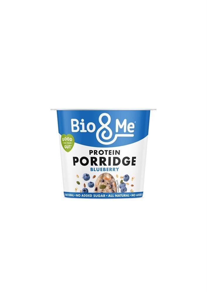 Bio&Me Blueberry Protein Porridge Pot 65g - 8 Pack