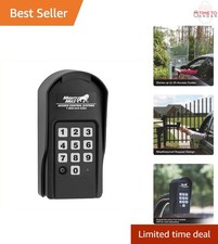 Wireless Digital Keypad Black 25 Codes Programmable Security Gate Access
