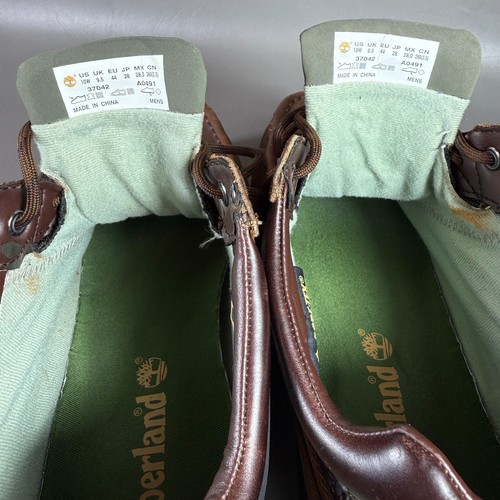 Timberland Boots Mens 10W Chukka Brown Leather Lace Up Ankle Top Gore-Tex *READ - Picture 12 of 16