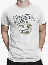 More Glamour - Starry Sparkle Retro Emoji Graphic Men's T-shirt