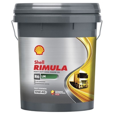 Motoröl SHELL 550070643 Rimula R6 LM 10W40 20L