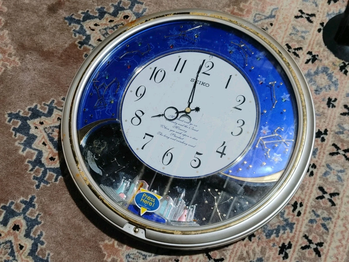 Seiko Black Analog Wall Clocks for sale | eBay
