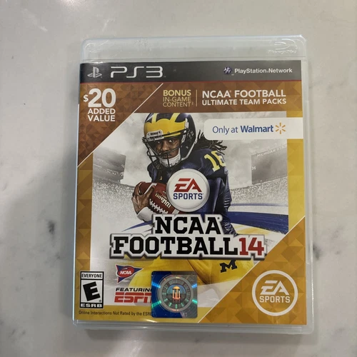 🔥🔥NCAA Football 14 Sony PlayStation 3 PS3  TESTED