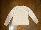Girls Size 8 SO Christmas Graphic Print Long Cuffed Sleeves Light Pink T-Shirt — photo 8