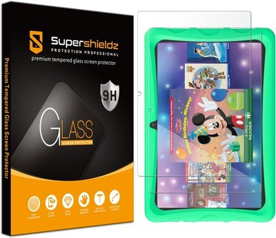 2 Pack Designed for Contixo 10 inch Kids Tablet Screen Protector, Tempered Glass