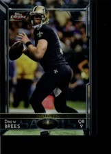 2015 TOPPS MINI CHROME #12 DREW BREES NEW ORLEANS SAINTS FOOTBALL