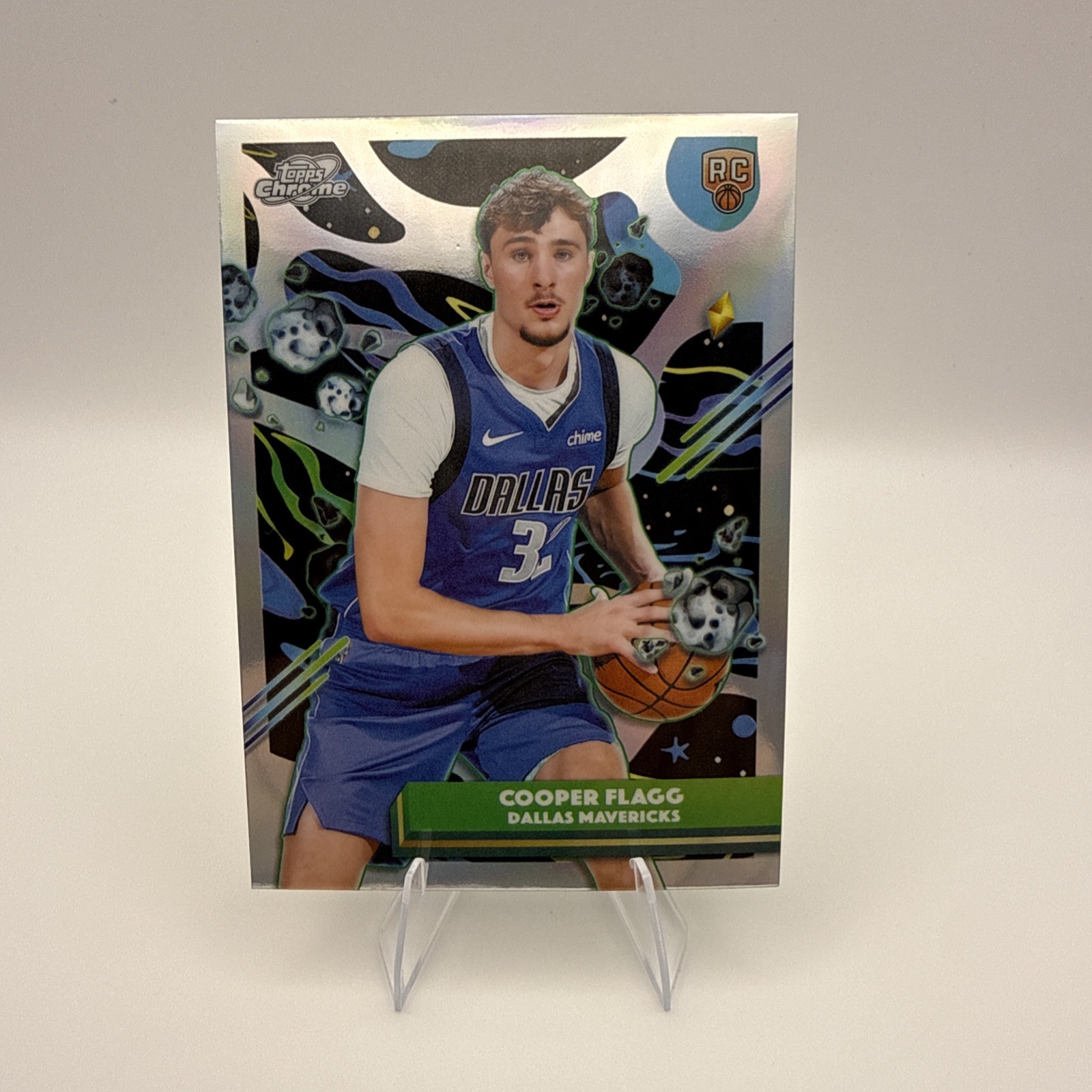 COOPER FLAGG 2025-26 TOPPS COSMIC CHROME BASKETBALL REFRACTOR RC DALLAS #12