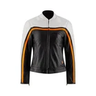 MotoGirl Hayley Leather Lady White