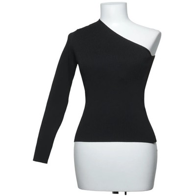 Qu Style, Top, Größe: M, Schwarz, Polyester, Einfarbig, Damen #ZNt