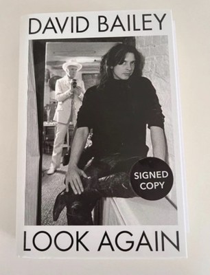 David Bailey SIGNED Book - Look Again The Autobiography  Photography Photo