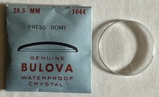 Vintage Genuine Bulova 1044 Press Dome Watch Crystal 28.5MM NOS