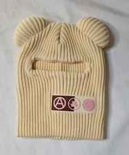 Stillz x José Wong Ski Mask Beanie White | YHLQMDLG Bad Bunny Rare Bear-Ear