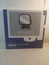 Chicco Fit360 Car Seat Mirror Anthracite Crash Tested Accessory Safety Monitor