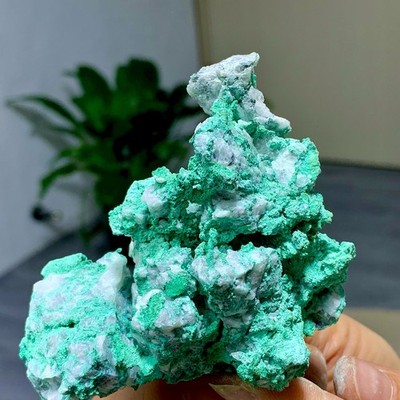 168G Natural copper mine with malachite Primitive mineral specimen Gemstone