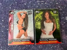 WWE Christy Hemme Trading Card Set 2 Cards Collectible Sports Card
