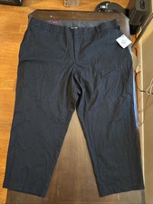 NWT Ava  Viv Black Cotton Stretch High Rise Dress Pants Size 26