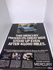 Mercury Marquis Ford Vintage Print Ad 1973 8&rdquo;X11&rdquo; VS European Cars VGC EP9
