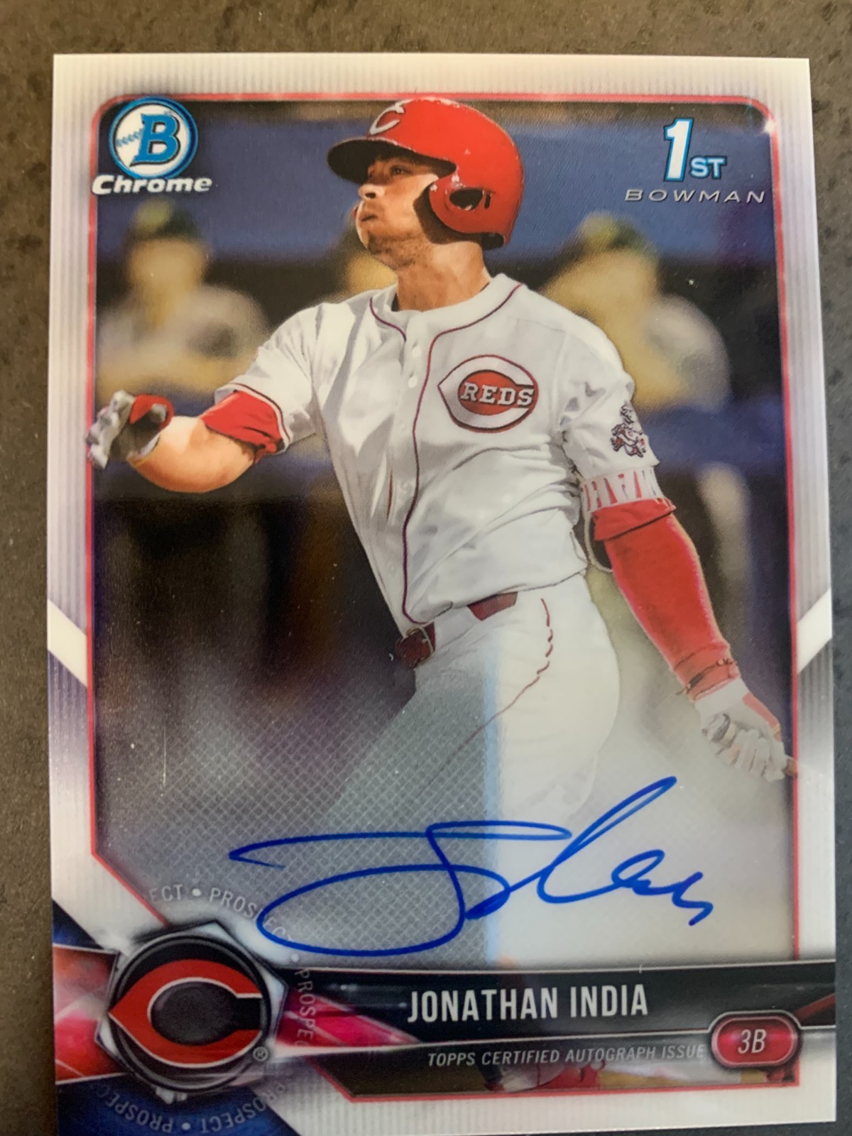 2018 Bowman Draft Chrome JONATHAN INDIA Auto Rookie Autograph #CDA-JI