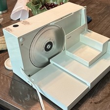 Krups Electric Food Slicer, Adjustable, 7 in Blade, 120V, White