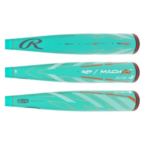 Rawlings Mach AI -5 USSSA 2024 Baseballschläger 31/26 Teal Green RUT4MC5 2 3/4" - Bild 20 von 24