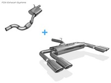  Duplex Sportauspuffanlage Audi A3 8V Sportb. 1.8 TFSI quattro je 2x106x71mm