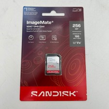 SanDisk ImageMate 256GB SDXC UHS-I Card - New In Box - Black