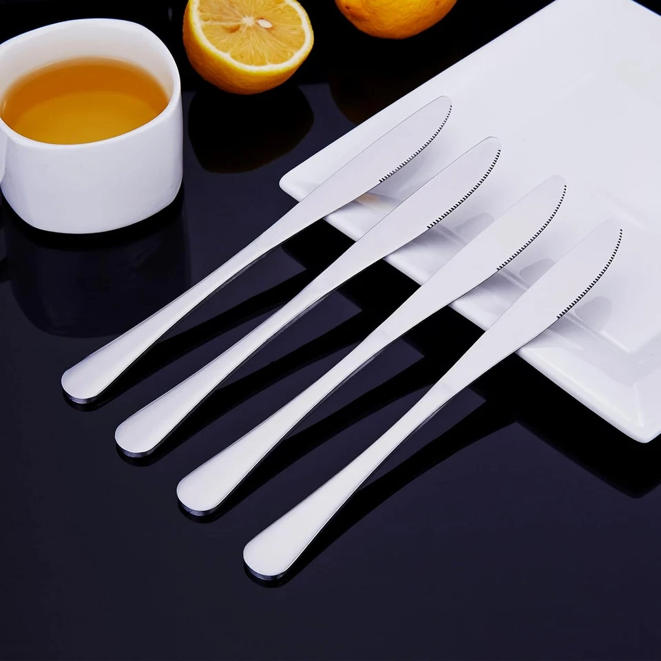 24-Teiliges Messer- Und Gabel-Set, Edelstahl-Besteck Für 12 Personen, Besteckset - Bild 4 von 4