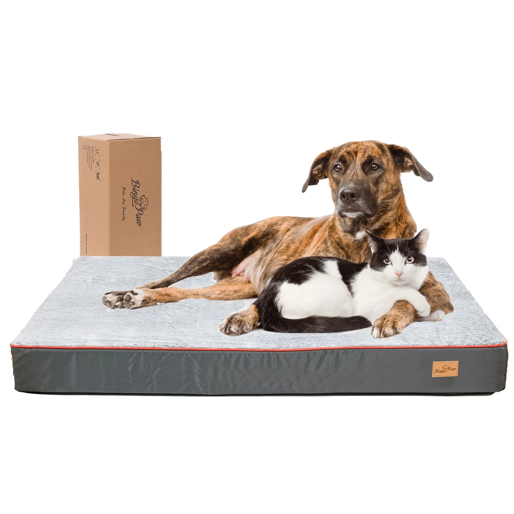 Extra Large Dog Bed Soft Foam Orthopedic Durable Jumbo XL Self Warm Mattress Bed