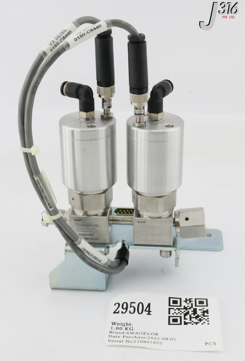 29504 SWAGELOK PNUEMATICALLY ACTUATED VALVE ASSY 6LVV-P15961-DU-AA