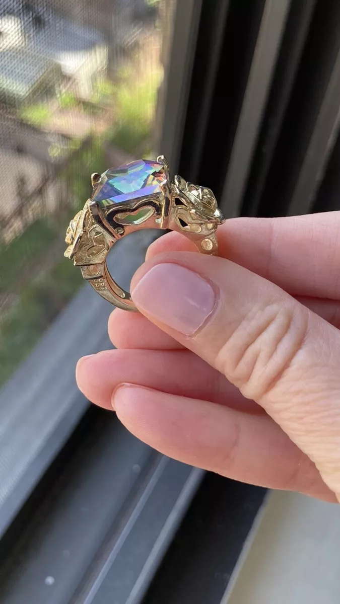 Silver rose plated ring online