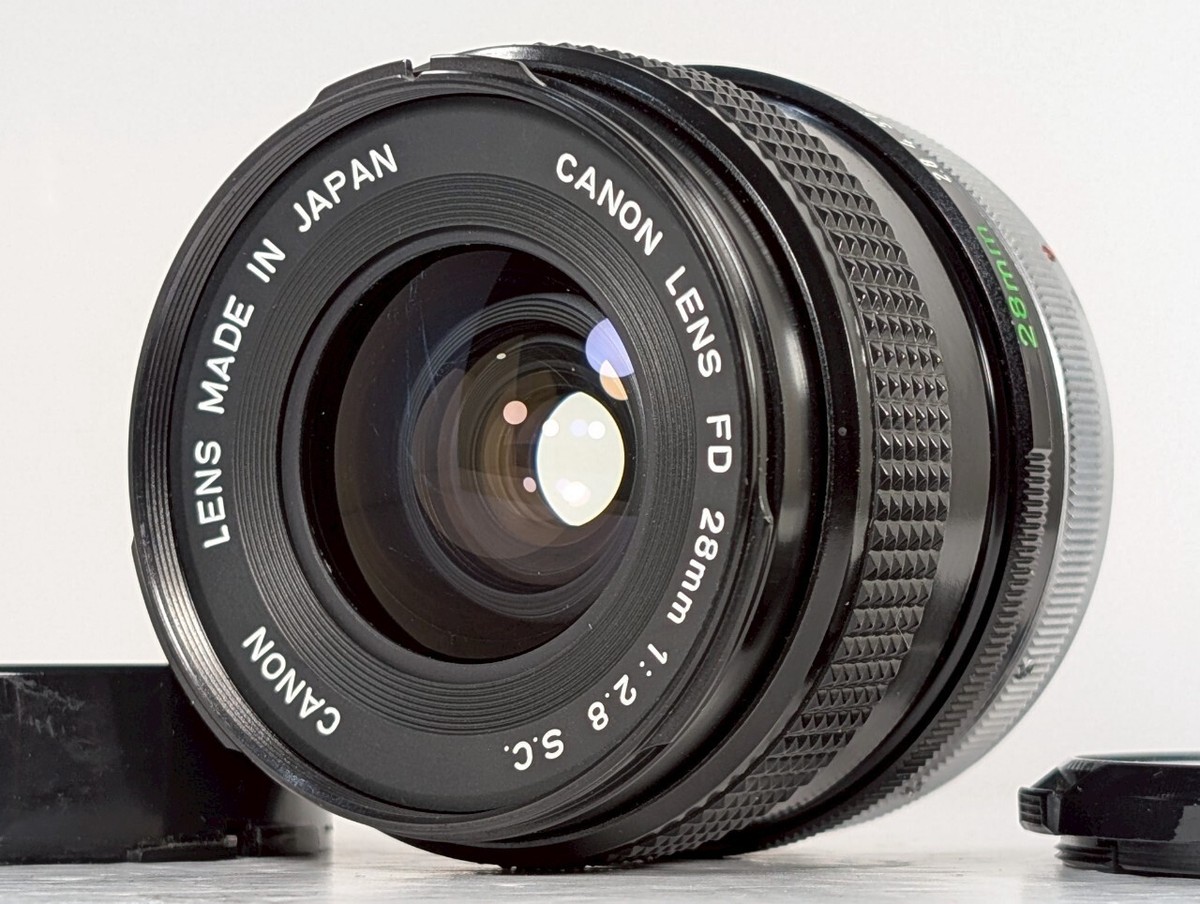 Exc+5] Canon FD 28mm f/2.8 S.C. SC MF Wide Angle Lens from