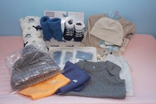 Baby Boy Clothes - all NEW HonestBaby  msc, hats, outfits, swaddle, socks, etc