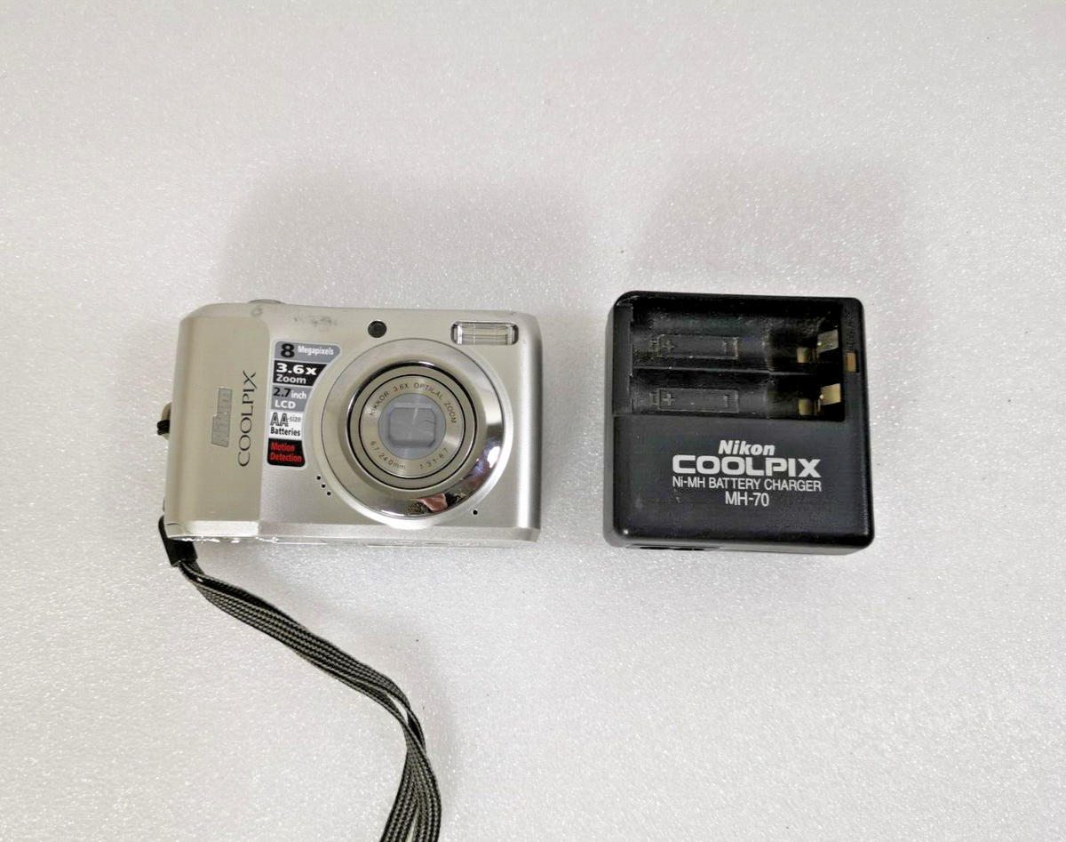Nikon COOLPIX L19 8.0MP Digital Camera Silver | eBay