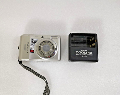 Nikon COOLPIX L19 8.0MP Digital Camera Silver | eBay