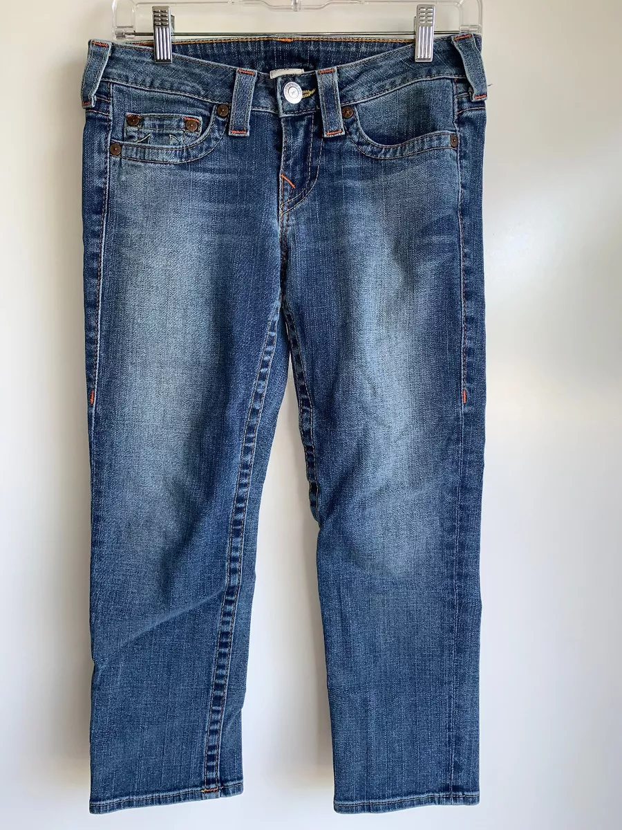 True religion lizzy crop best sale jeans