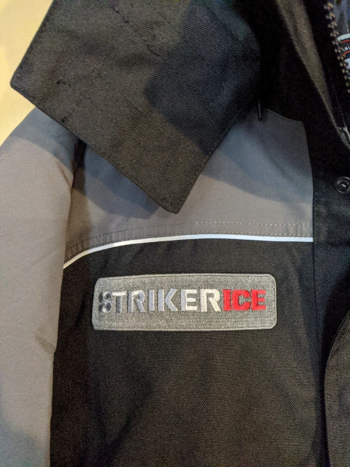 Striker Ice Mens Waterproof Trekker Black/Gray Jacket - Size Small - Image 3 of 4