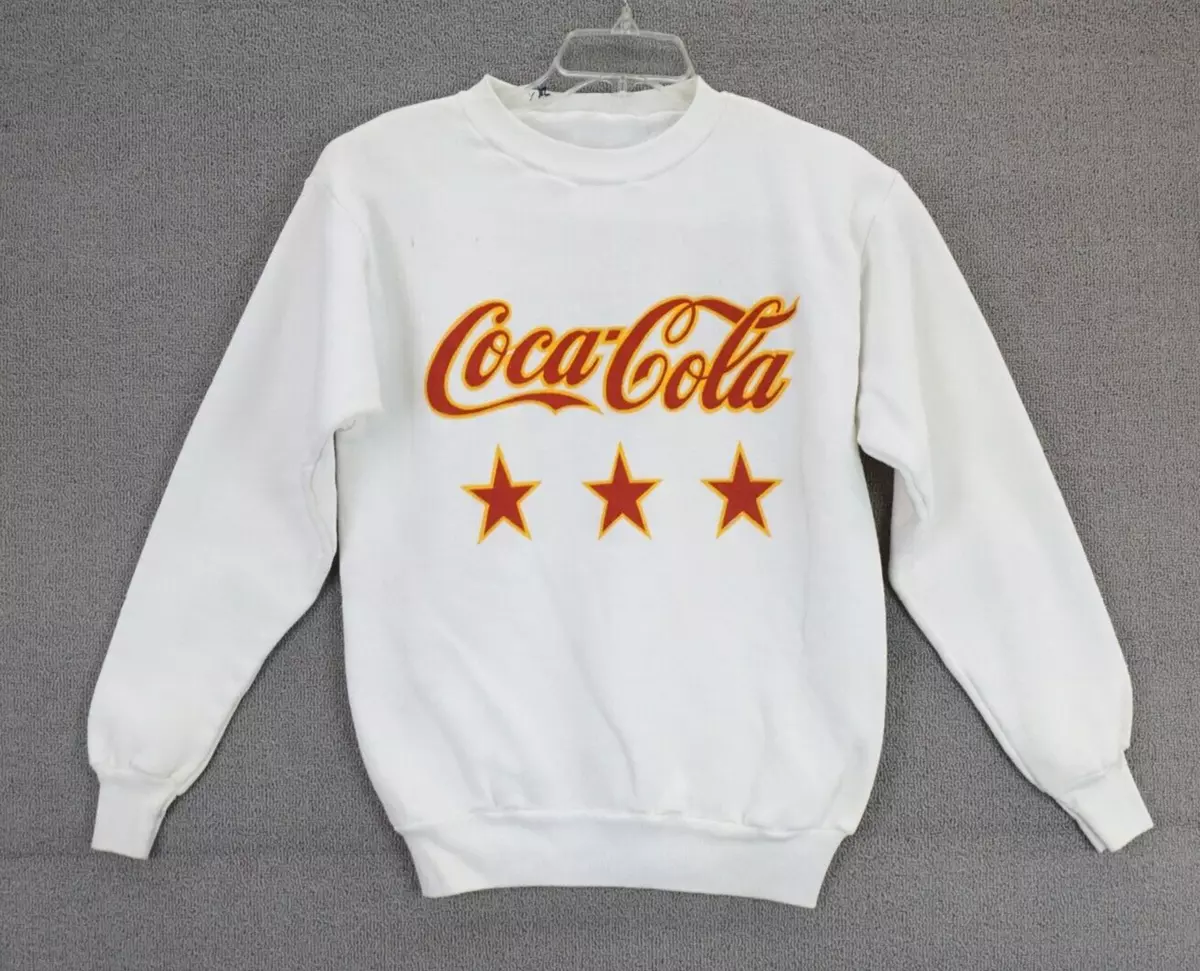White coca best sale cola sweatshirt