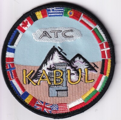 ATC Tower ISAF Kabul Afghanistan Air Traffic Control patch USAF US Air Force