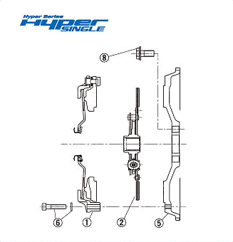 EXEDY HYPER SINGLE DISC ASSY For TOYOTA Chaser JZX90 JZX100 JZX110