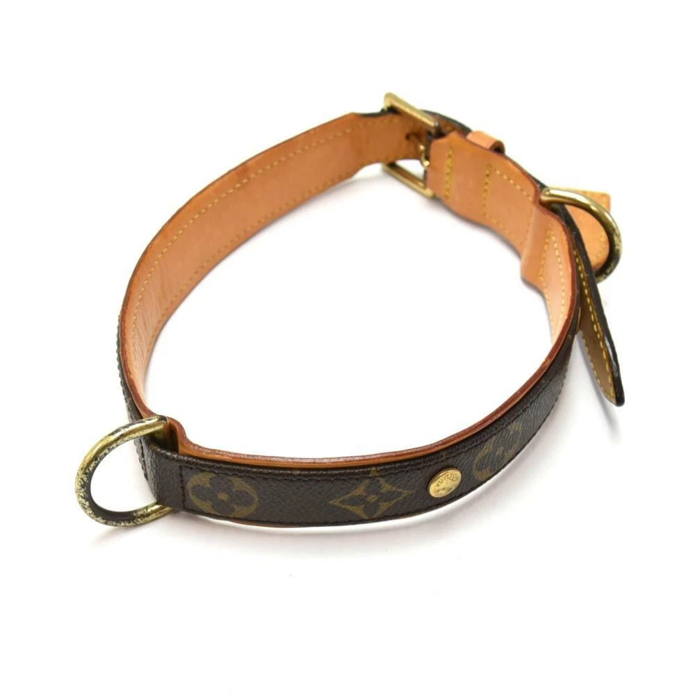 Louis Vuitton Dog Collar and Leash