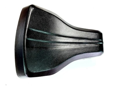 Hercules Prima Moped Saddle - Black Leather Seat For Optima 2 3 4 5 Models