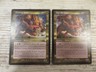2x Hunting Kavu - Invasion - NM/EX - 1x English 1x German - OOP MTG