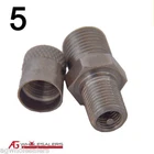 5 x SCHRADER VALVE 1/8 BSPT - SHOCK ABSORBER AIR FITTING VALVES